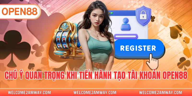 Chú ý quan trọng khi tiến hành tạo tài khoản OPEN88